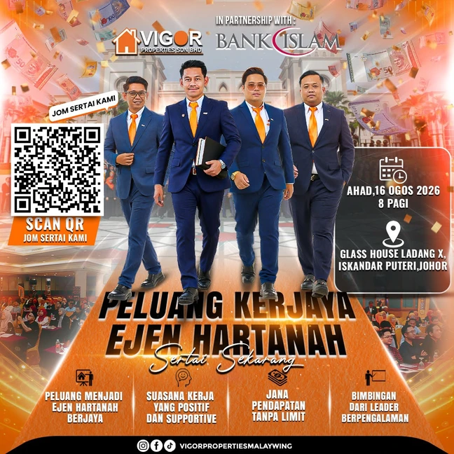 Poster Seminar Peluang Kerjaya Ejen Hartanah
