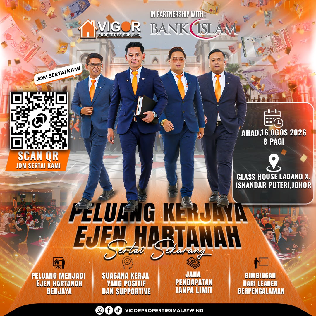 Poster Seminar Peluang Kerjaya Ejen Hartanah